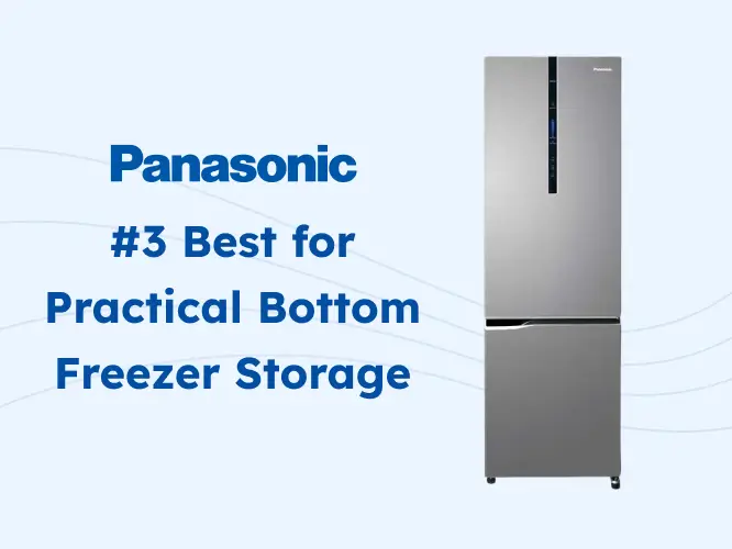3. Panasonic 10.2cu ft Inverter Two Door Bottom Freezer Refrigerator icon